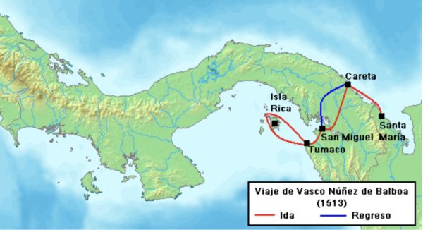 Núñez de Balboa -El Pacífico-