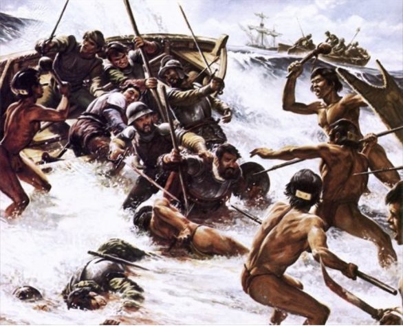 La muerte de Magallanes