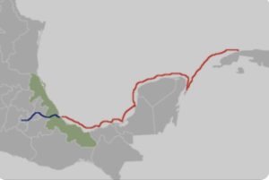 Ruta de Cortés hacia la conquista de México