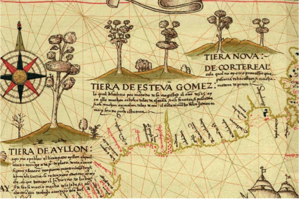 La Tierra de Esteban Gómez -El litoral del Atlántico Norte-