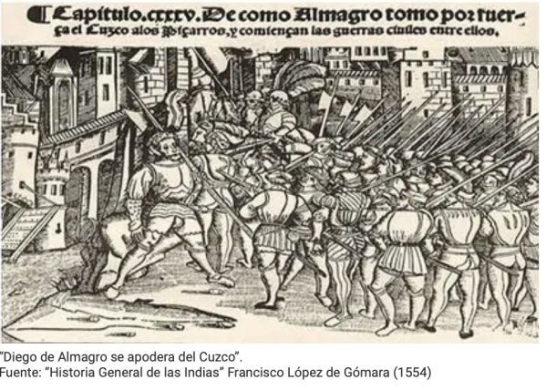 Diego de Almagro se apodera del Cuzco