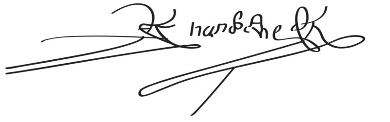 Firma manuscrita de Hernán Cortés