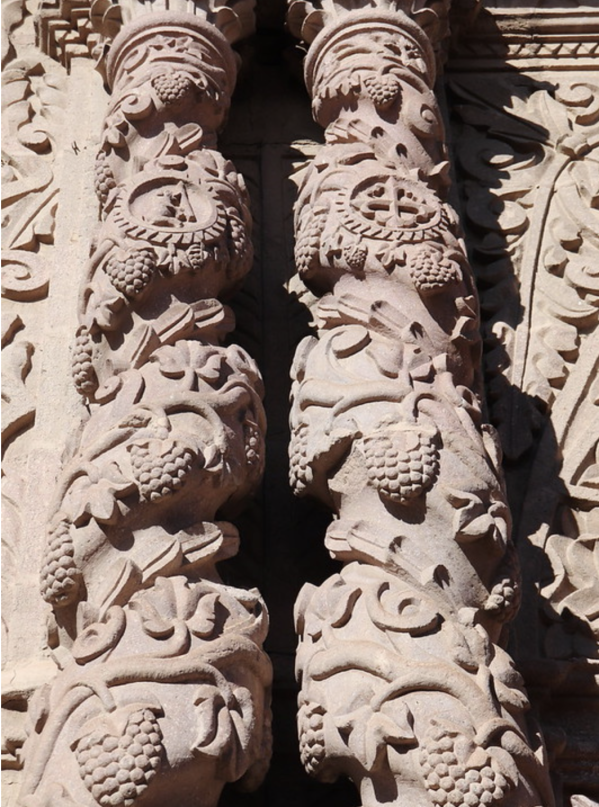 Detalle de la fachada- Iglesia de San Lorenzo de Carangas