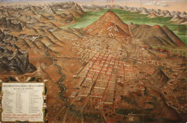 Potosí 1758 – Mapa de Gaspar Miguel de Berrío