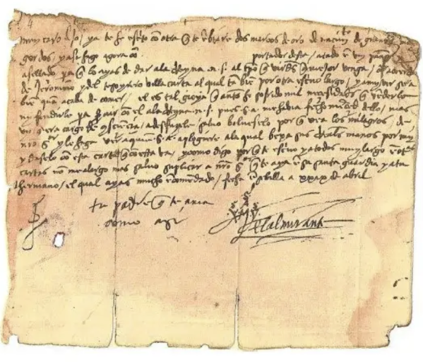 Los papeles de Colón en el descubrimiento