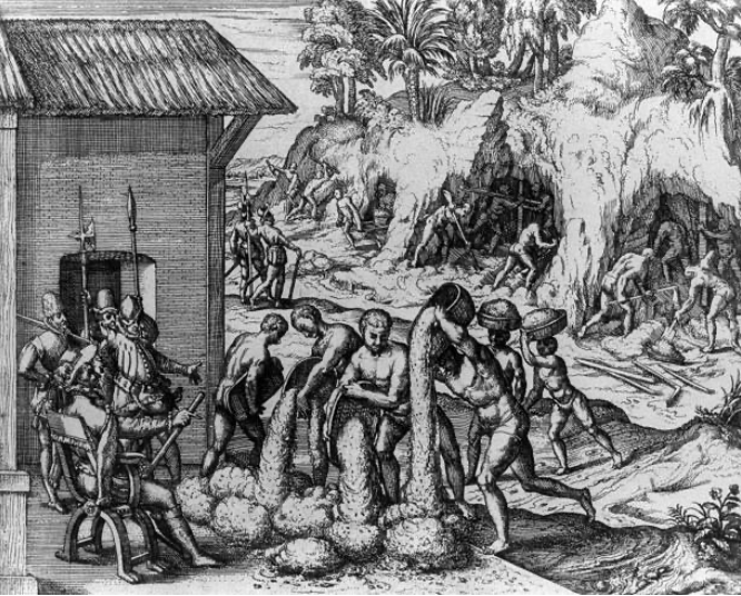 Ilustración de De Bry